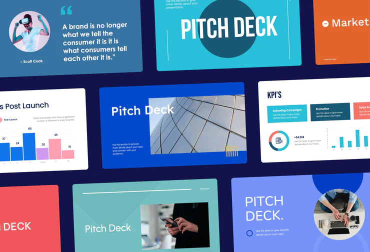 image of captivating pitch deck templates