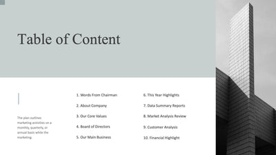 Charts-Slides Slides Table of Content Opal Blue White Slide Template S04242301 powerpoint-template keynote-template google-slides-template infographic-template