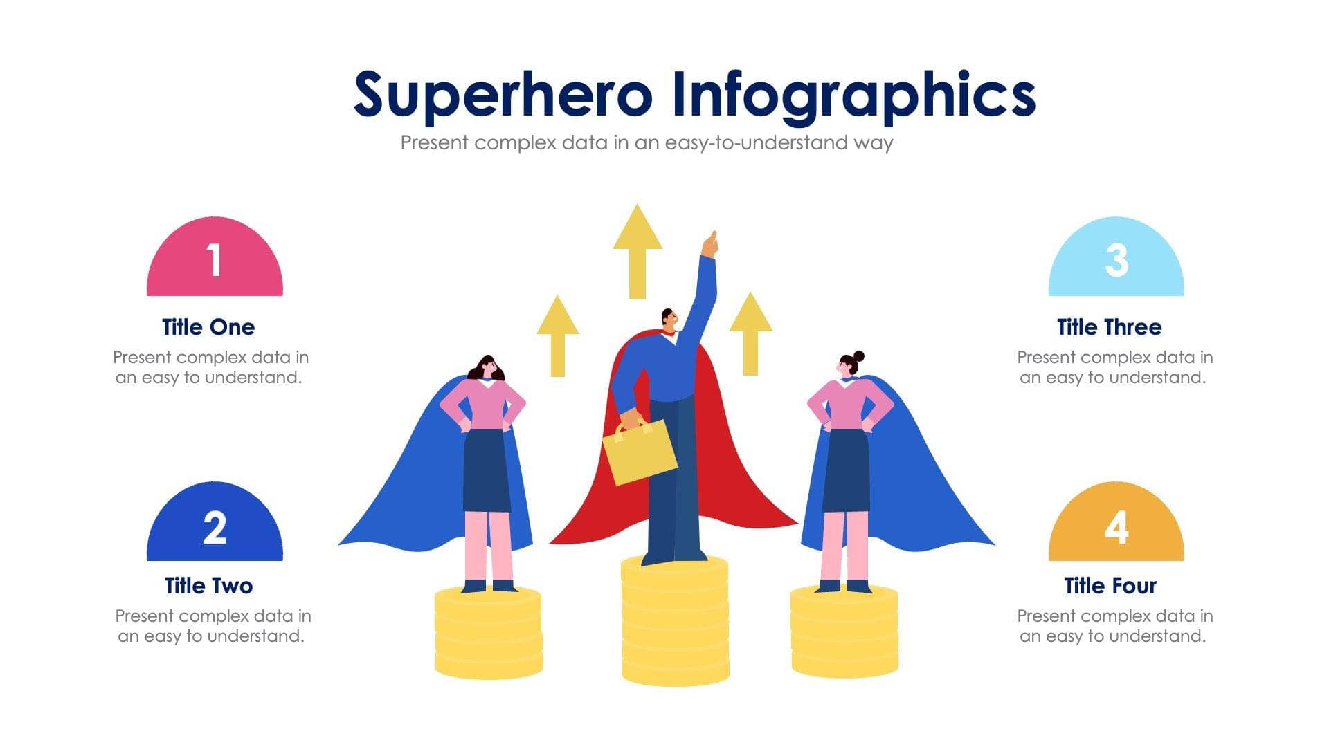 Superhero Slide Infographic Template S02022304 Infografolio