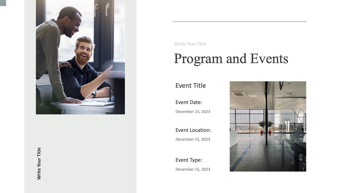 Program and Events Opal Blue White Slide Template S04242301 Infografolio