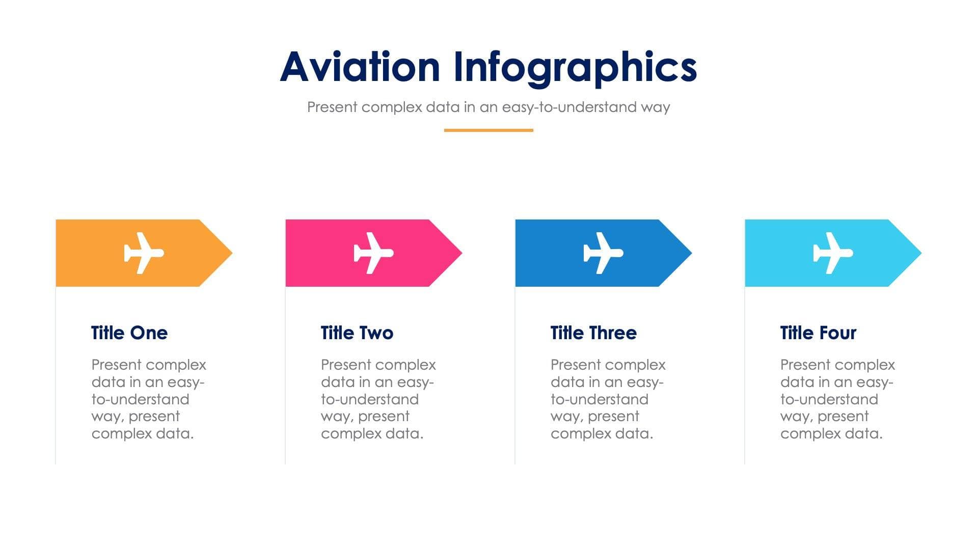 Aviation Slide Infographic Template S03022216 Infografolio