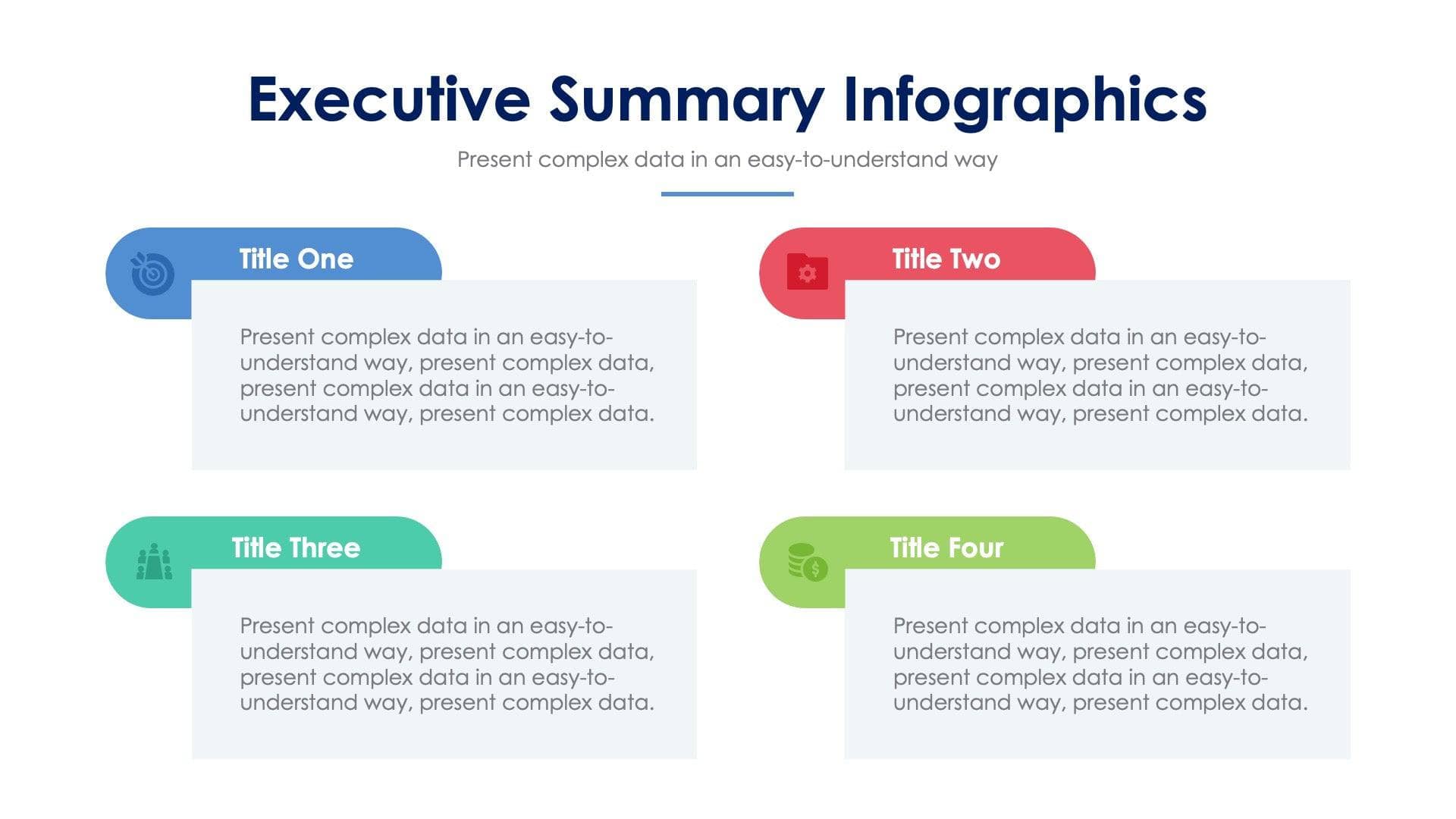 Executive Summary Slide Infographic Template S02152202 