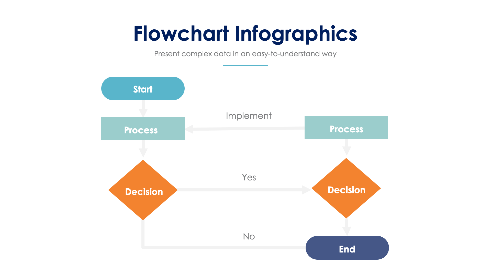 Flowchart Slide Infographic Template S11182111 