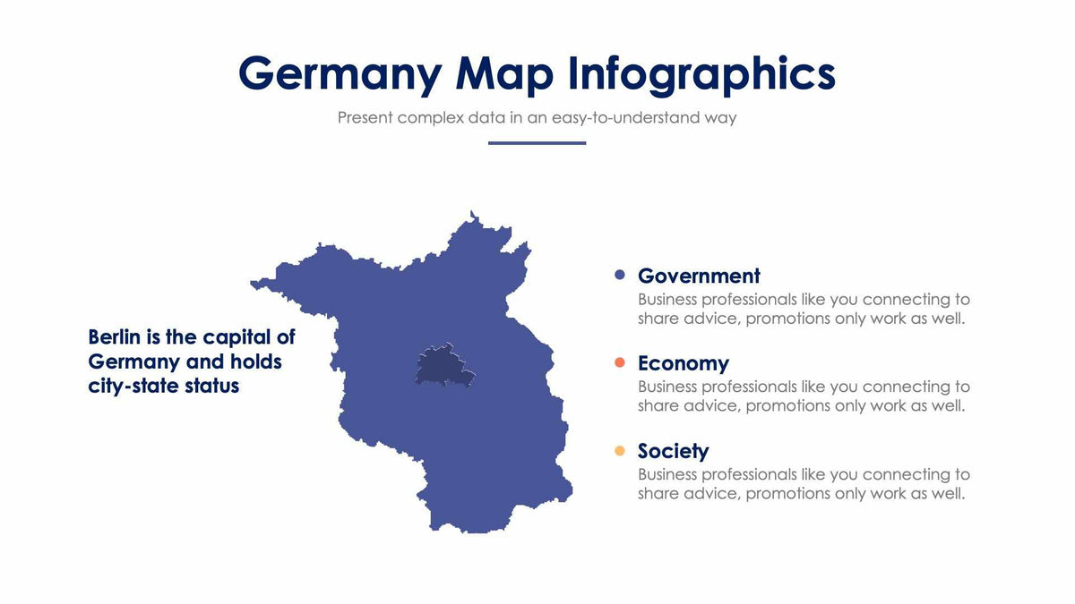 Germany Map Slide Infographic Template S12222112 – Infografolio