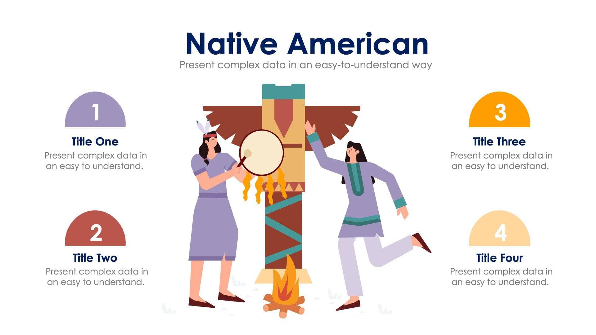 Native American Slide Infographic Template S01122308 Infografolio