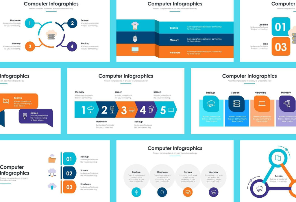 Computer Tempaltes 20+ Best Free Computer PowerPoint Infographic Templates | Infografolio