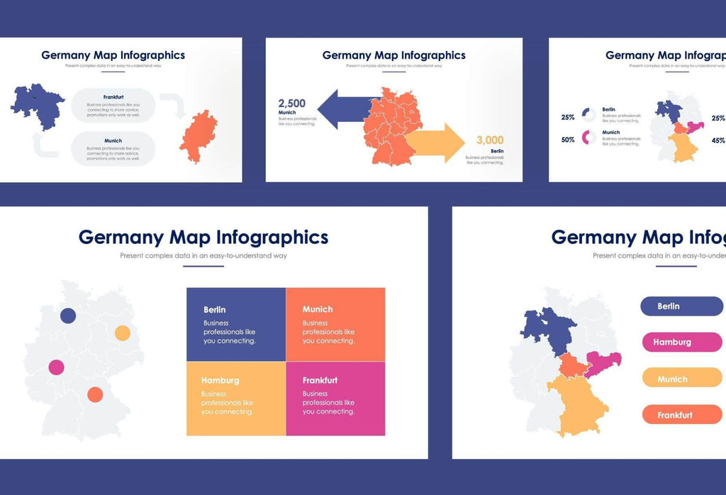 20+ Best Free Germany Map PowerPoint Infographic Templates | Infografolio