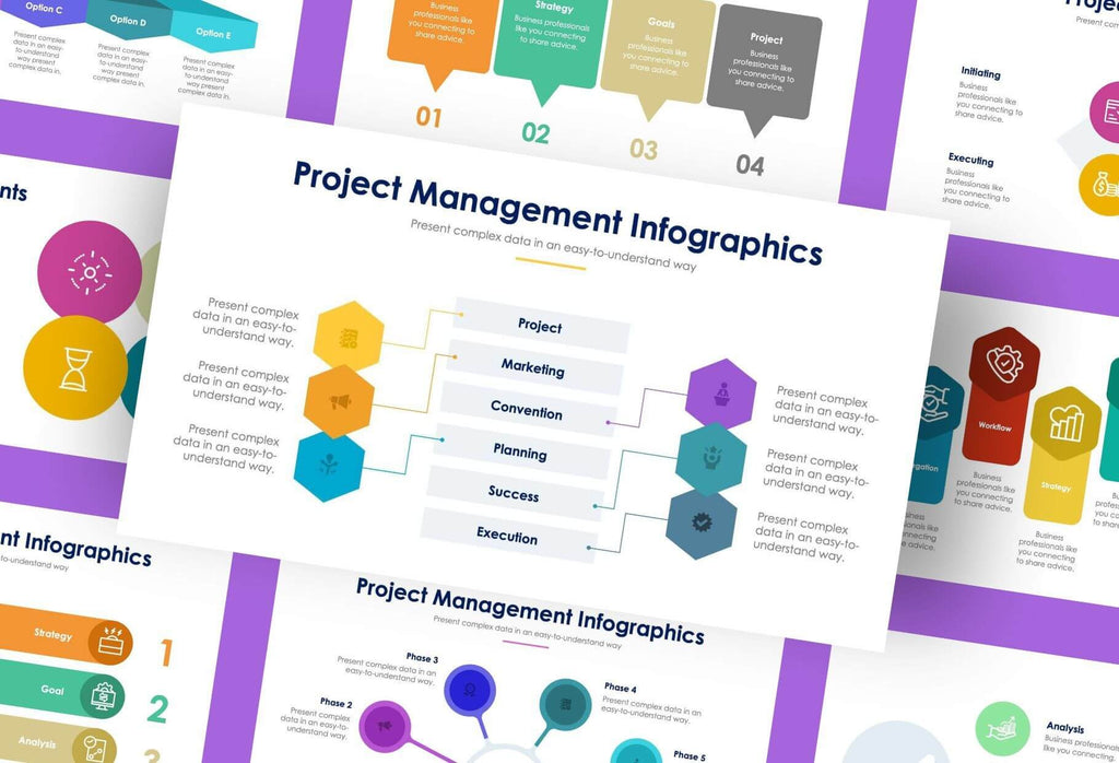 70+ Best Free Project Management PowerPoint Infographic Templates ...