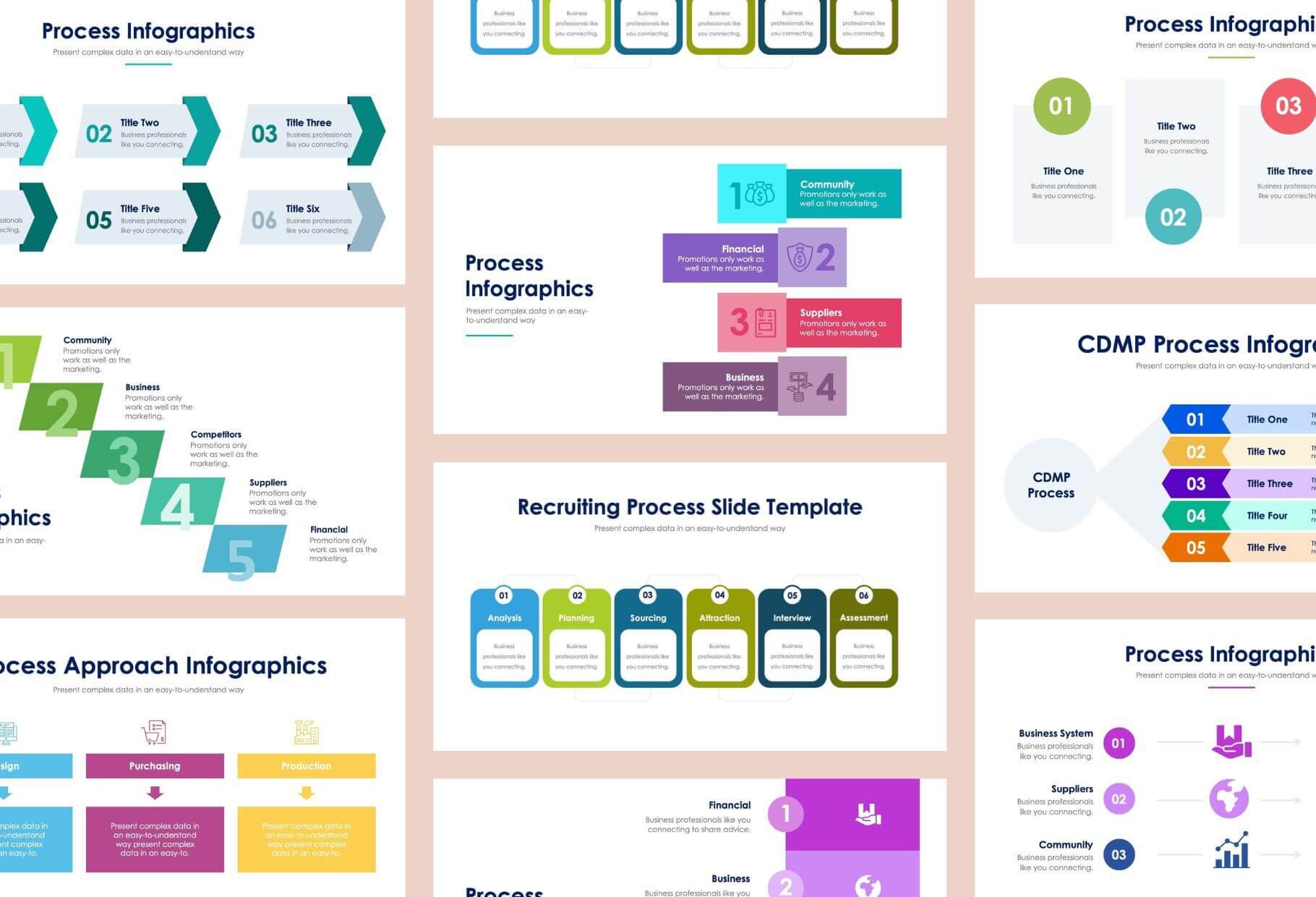 80+ Best Free Process PowerPoint Infographic Templates | Infografolio