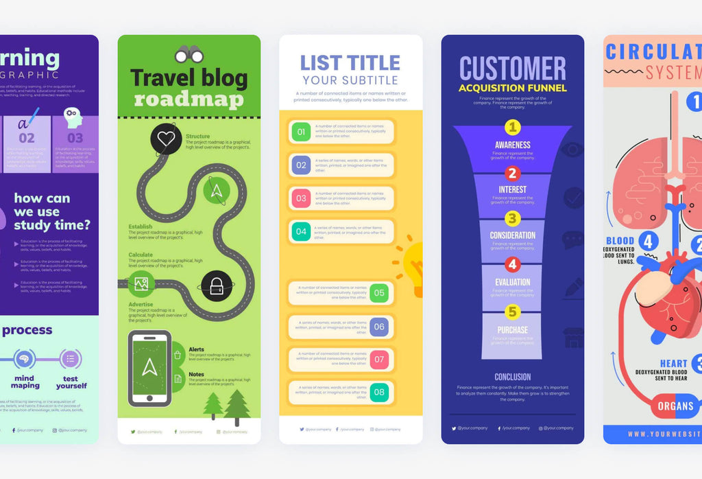 infographic book design inspiration