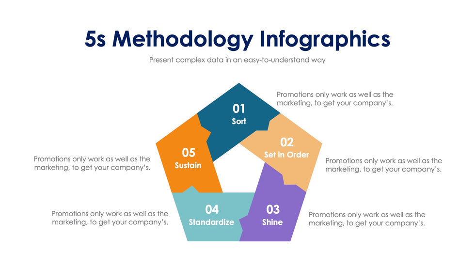 5S Methodology Slide Infographic Template S02192401