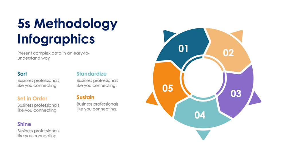 5S Methodology Slide Infographic Template S02192403