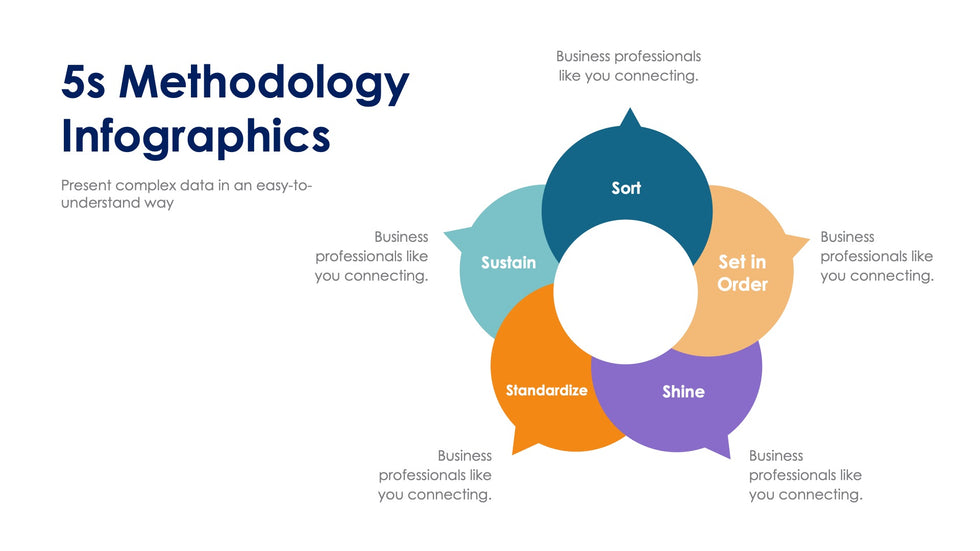 5S Methodology Slide Infographic Template S02192405