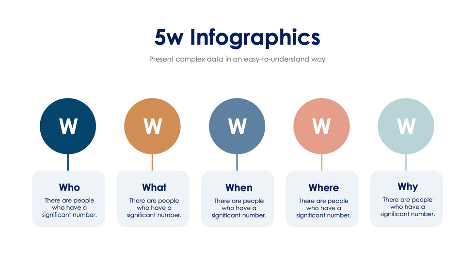 5w Slide Infographic Template S02192401