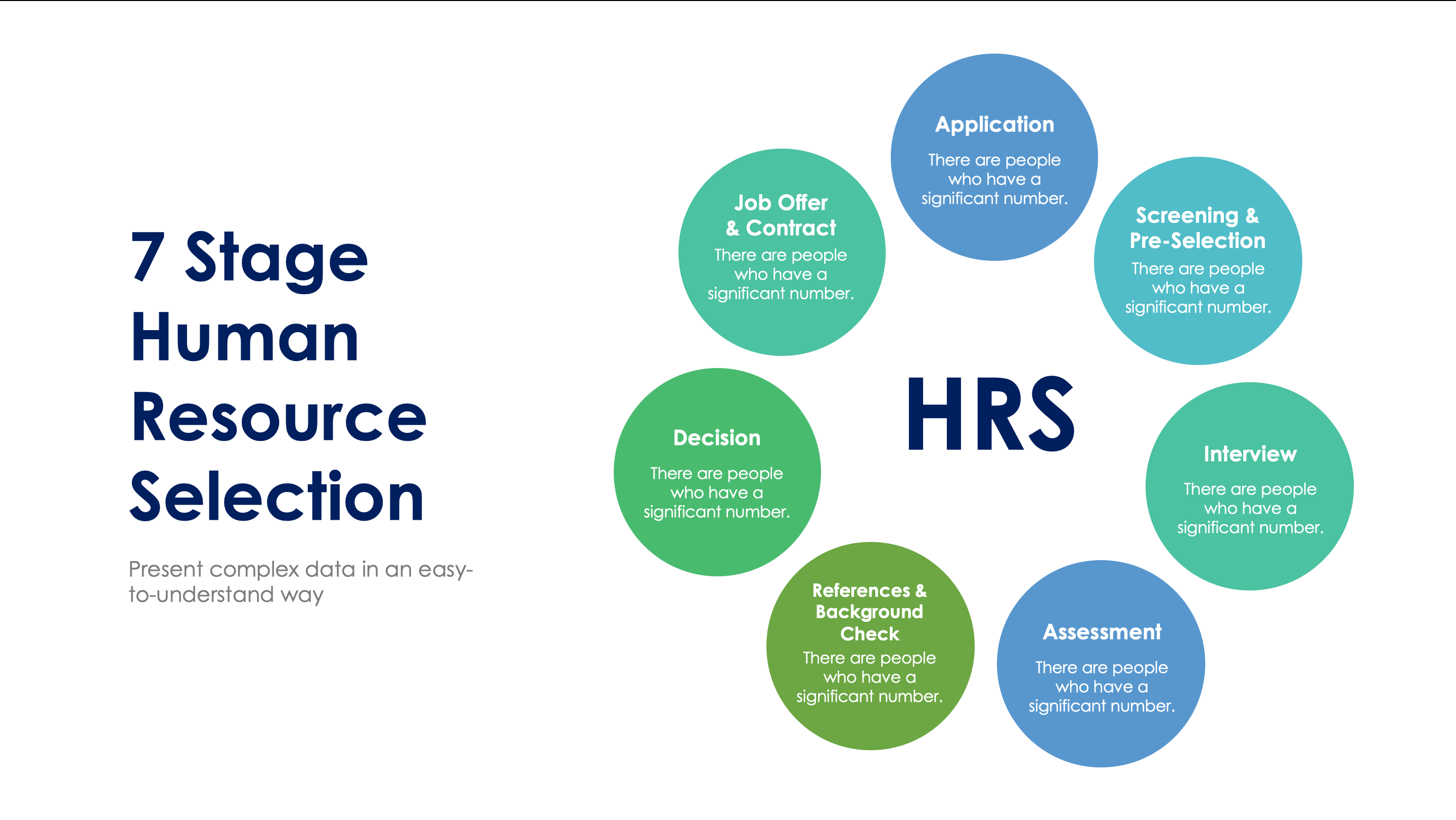 7 Stage Human Resources Selection Slide Infographic Template S02192403 ...