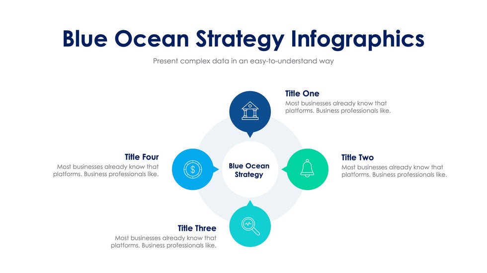 Blue Ocean Strategy Slide Infographic Template S02202404