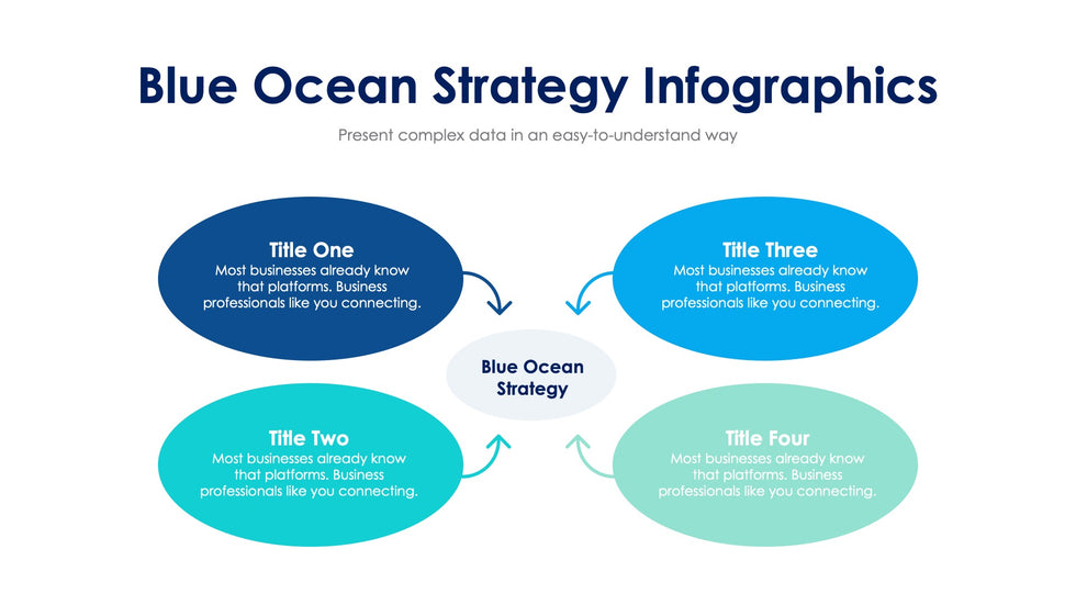 Blue Ocean Strategy Slide Infographic Template S02202405