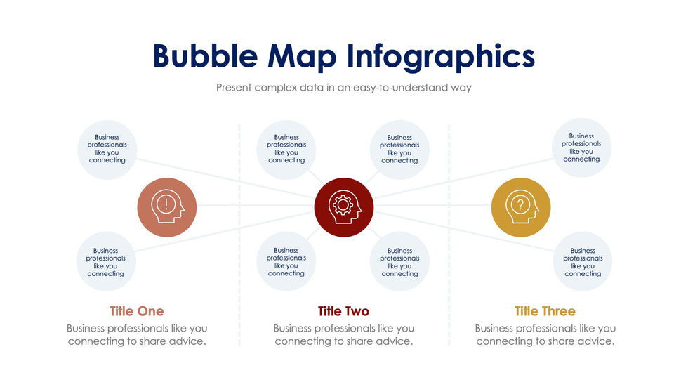 Bubble Map Slide Infographic Template S02202401