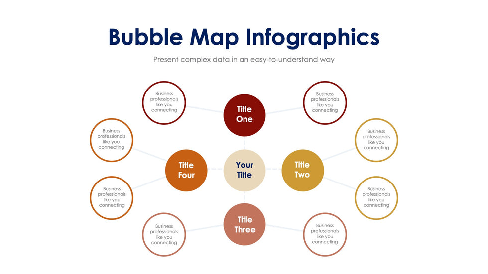 Bubble Map Slide Infographic Template S02202402