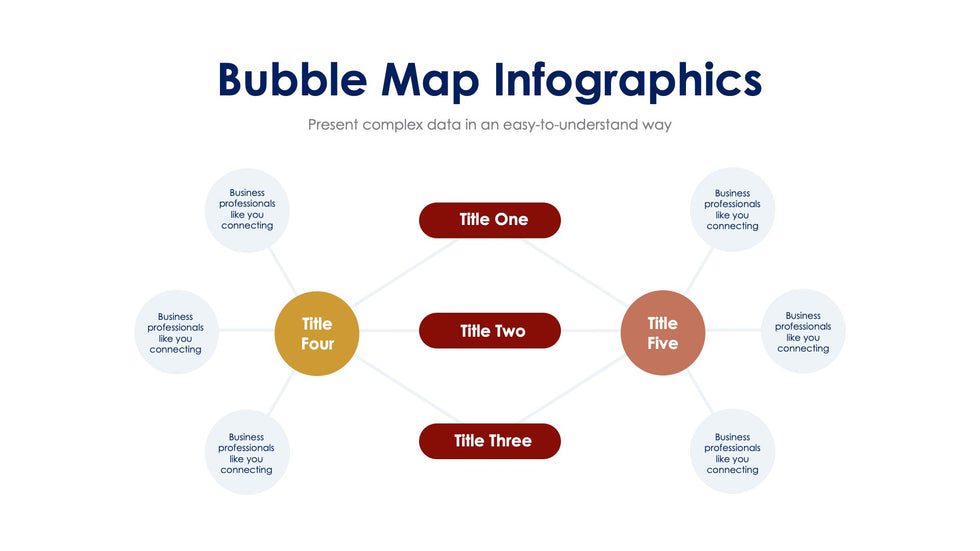 Bubble Map Slide Infographic Template S02202403