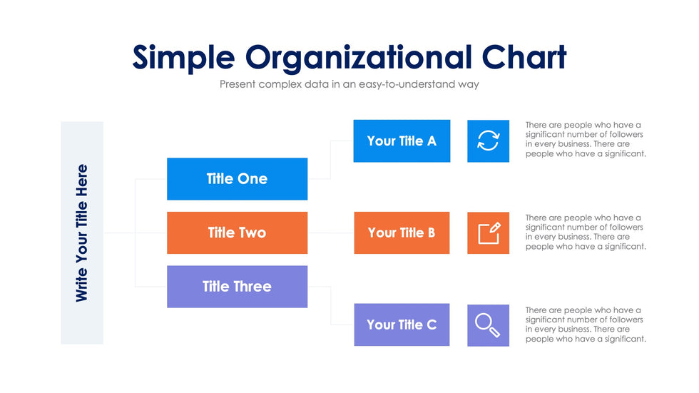 Simple Organizational Chart Slide Infographic Template S02212402