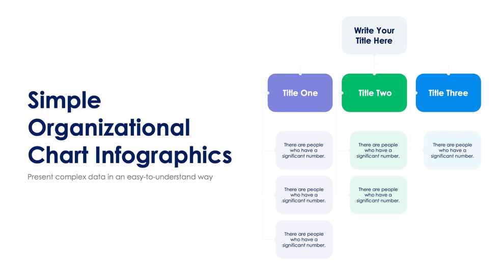 Simple Organizational Chart Slide Infographic Template S02212403