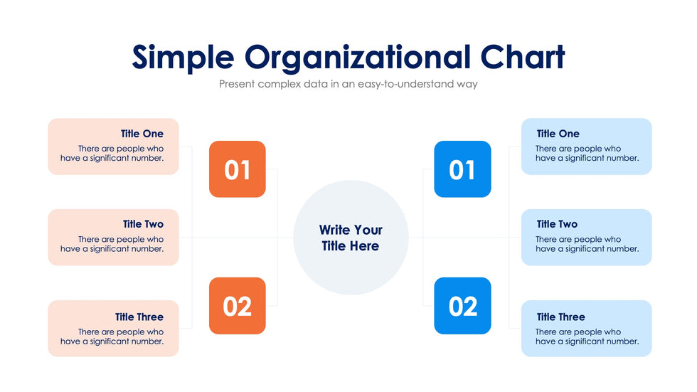 Simple Organizational Chart Slide Infographic Template S02212404