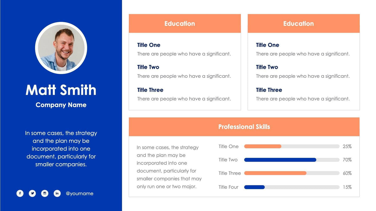 About Me Slide Infographic Template S03222310 – Infografolio
