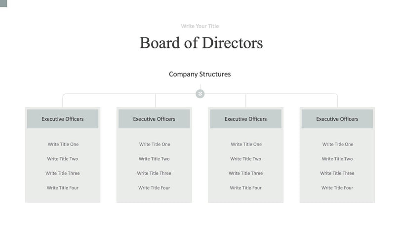 About-Our-Company-Slides Slides Board of Directors Opal Blue White Slide Template S04242301 powerpoint-template keynote-template google-slides-template infographic-template