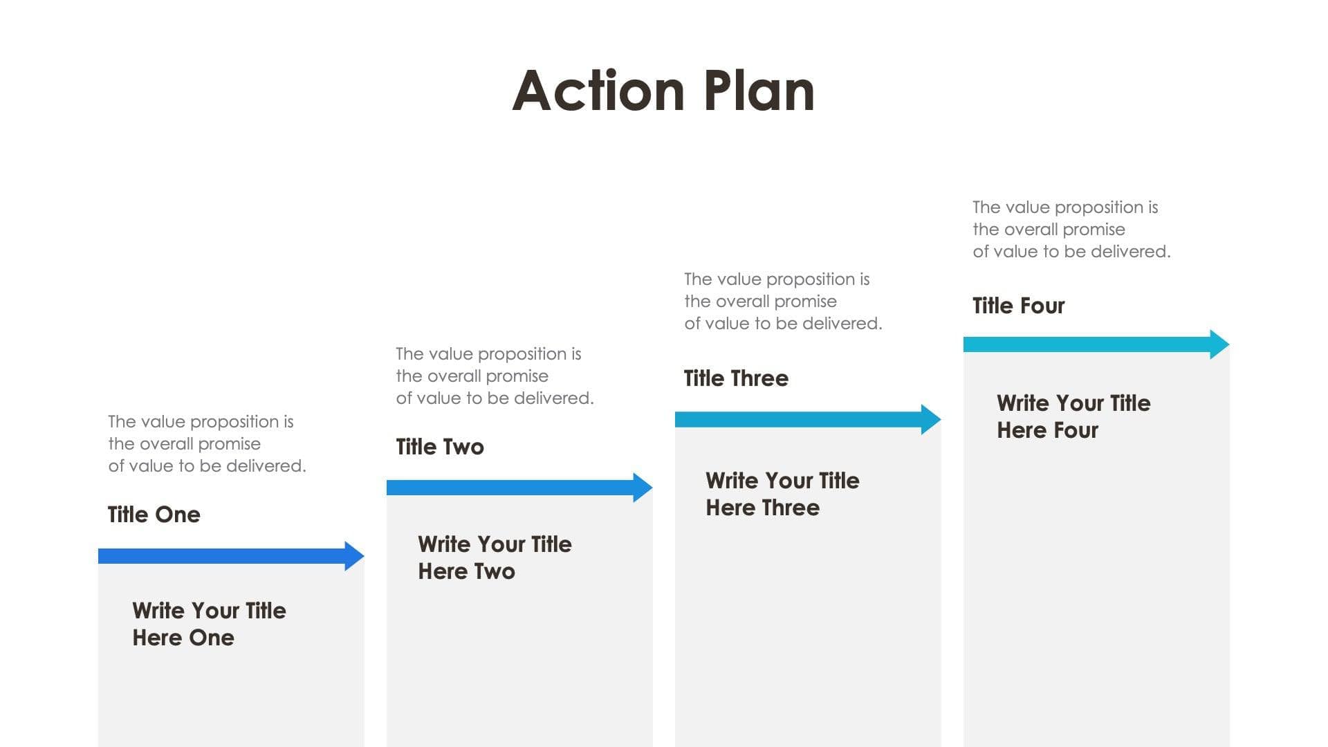 Action Plan Slide Infographic Template S04202302 | Infografolio