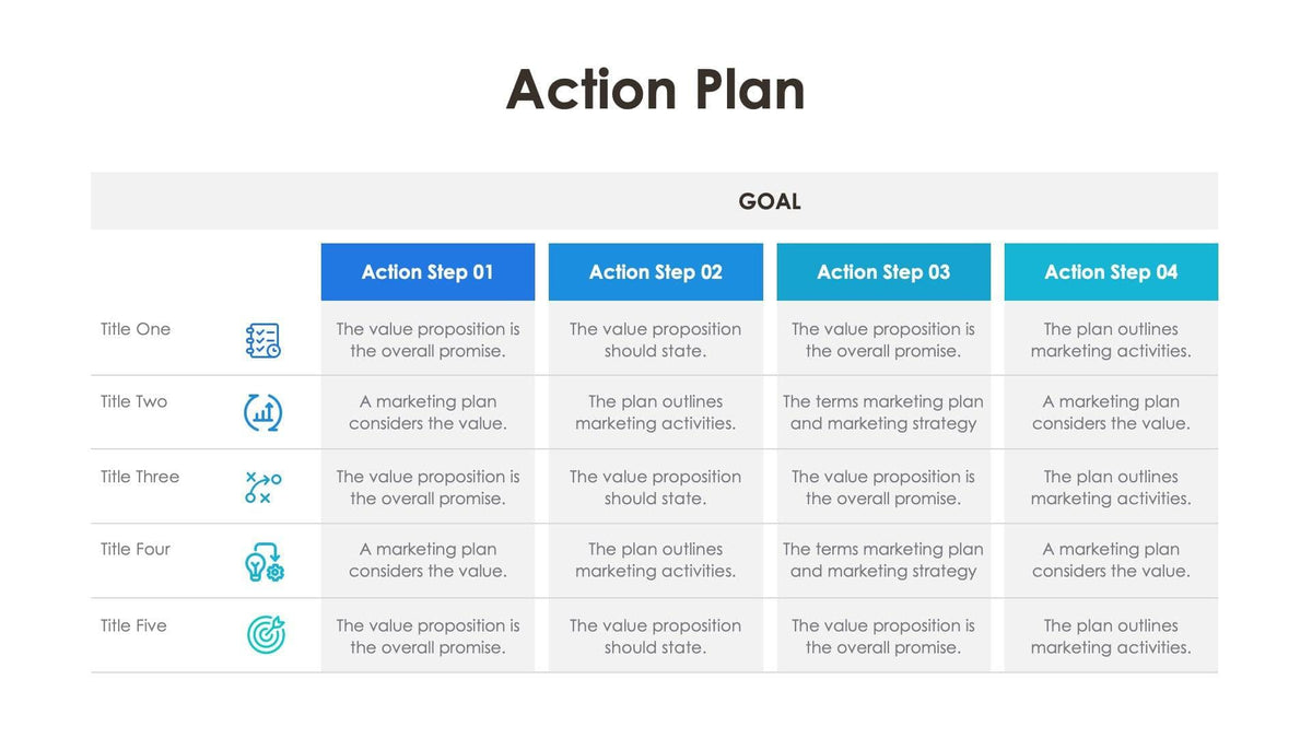 Action Plan Slide Infographic Template S04202304 – Infografolio