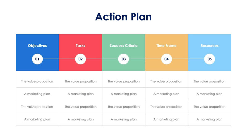 Action Plan Slides | Infografolio