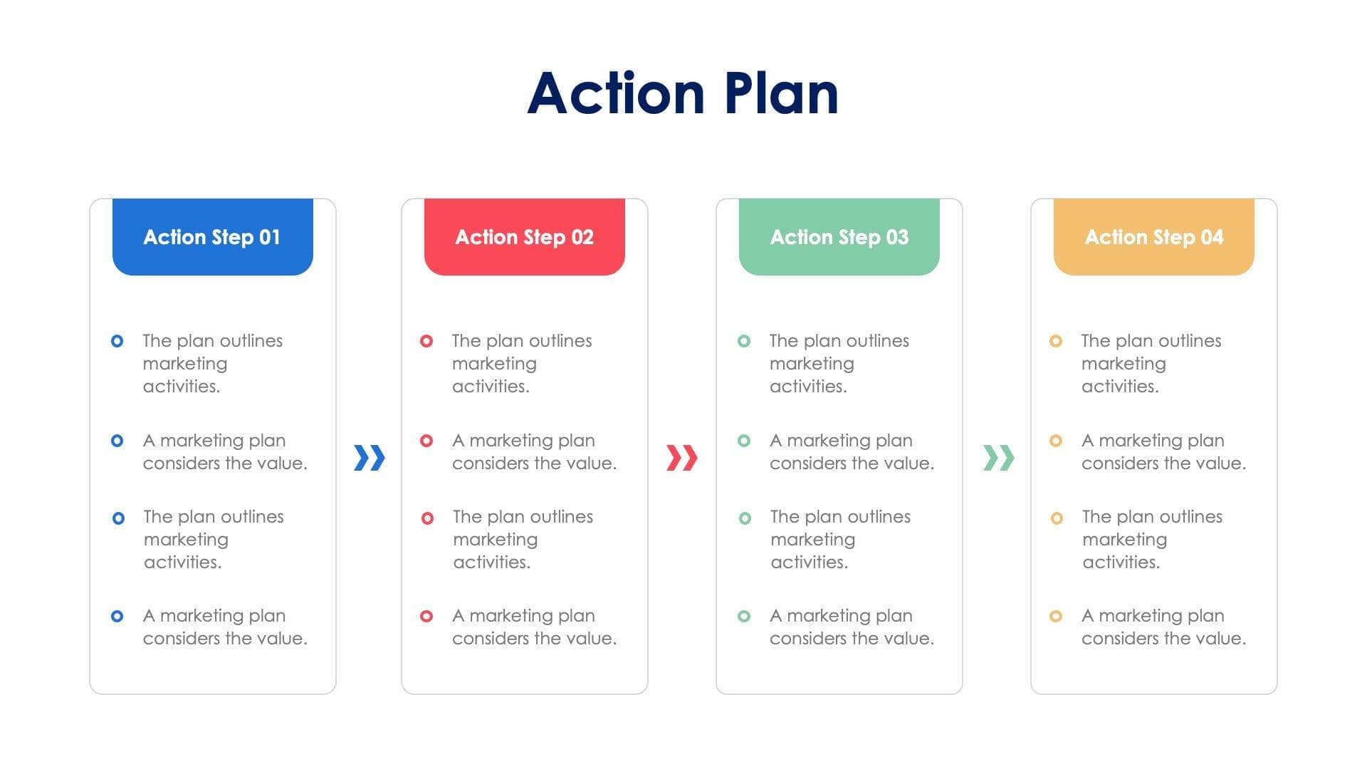 Action Plan Slide Infographic Template S04202320 | Infografolio