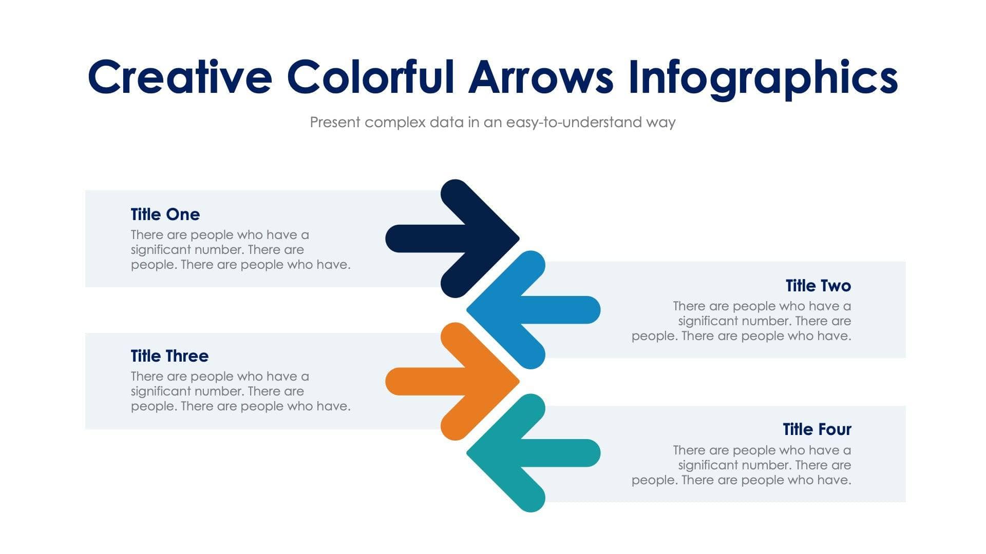 Creative Colorful Arrows Slide Infographic Template S02202401 ...