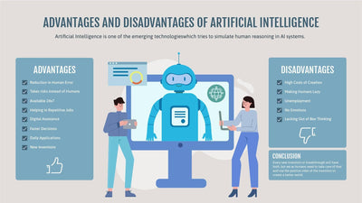 Artificial Intelligence-Slides Slides Advantages and Disadvantages of Artificial Intelligence Infographic Template powerpoint-template keynote-template google-slides-template infographic-template