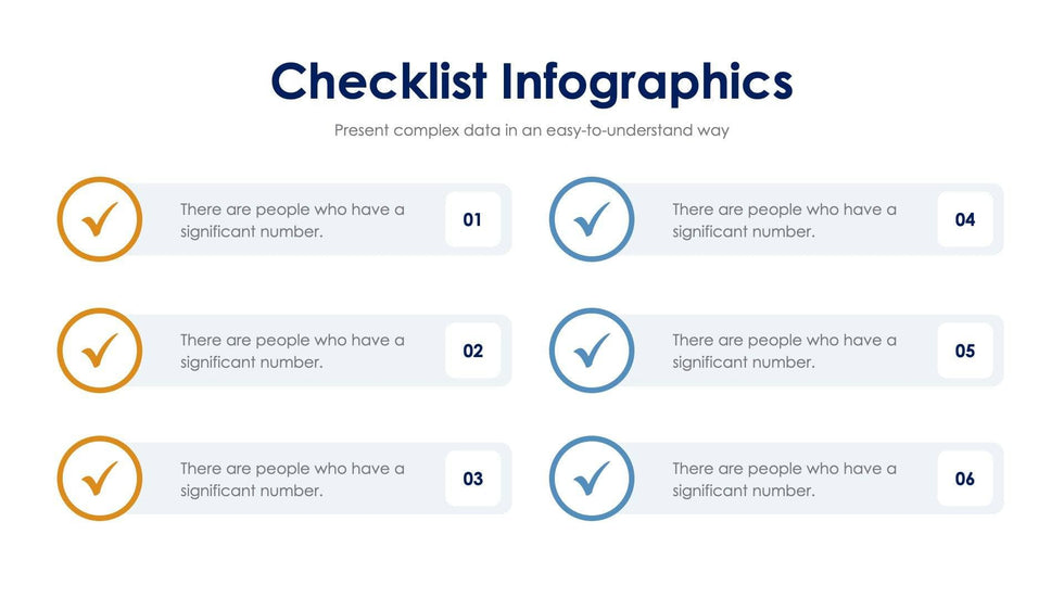 Checklist Slide Infographic Template S01092405 | Infografolio