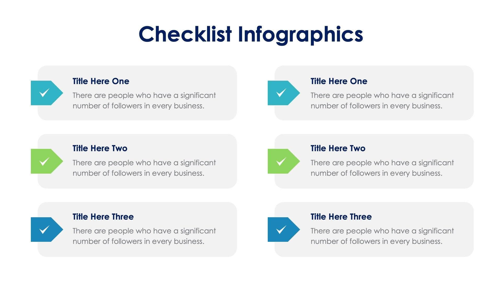Checklist Slide Infographic Template S01102301 | Infografolio
