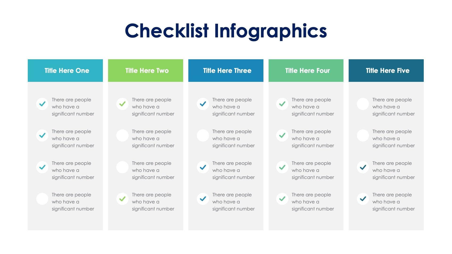 Checklist Slide Infographic Template S01102303 | Infografolio