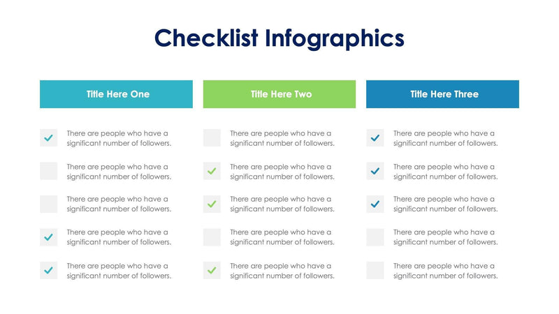Checklist-Slides – Infografolio