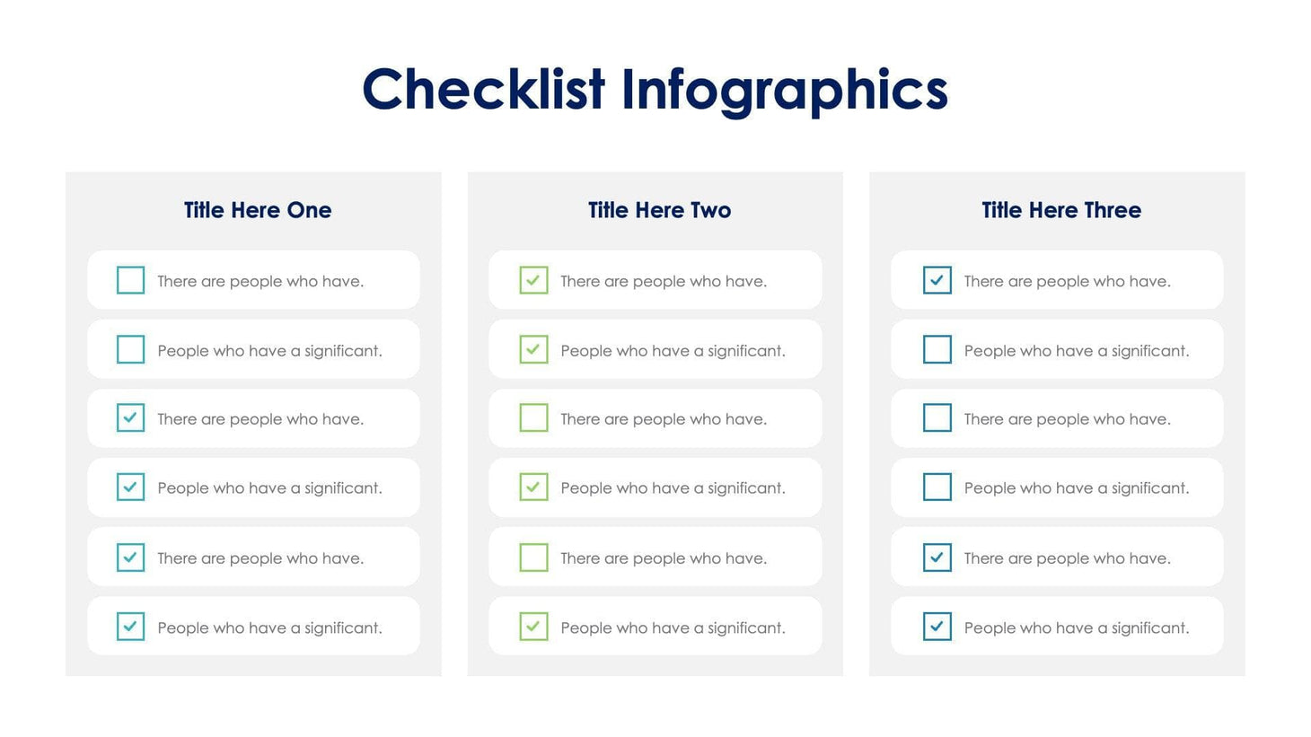 Checklist Slide Infographic Template S01102305 – Infografolio
