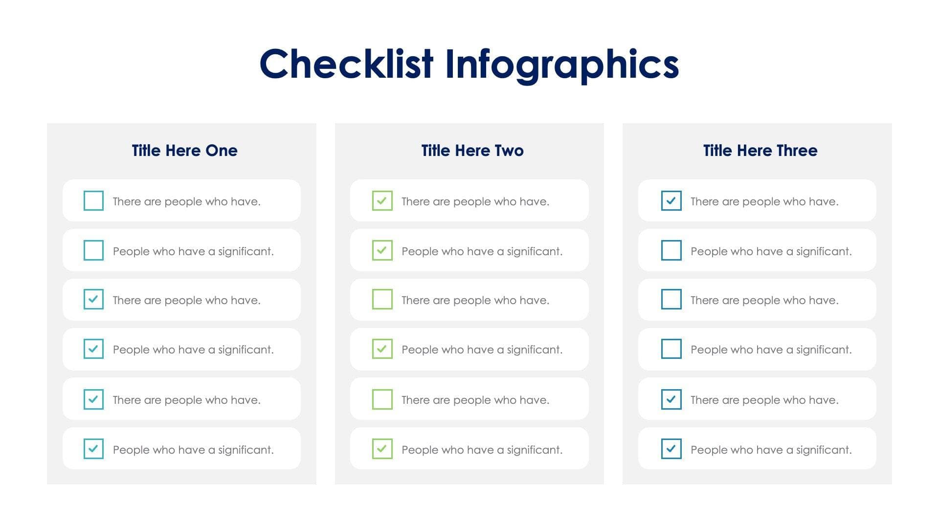Checklist Slide Infographic Template S01102305 | Infografolio