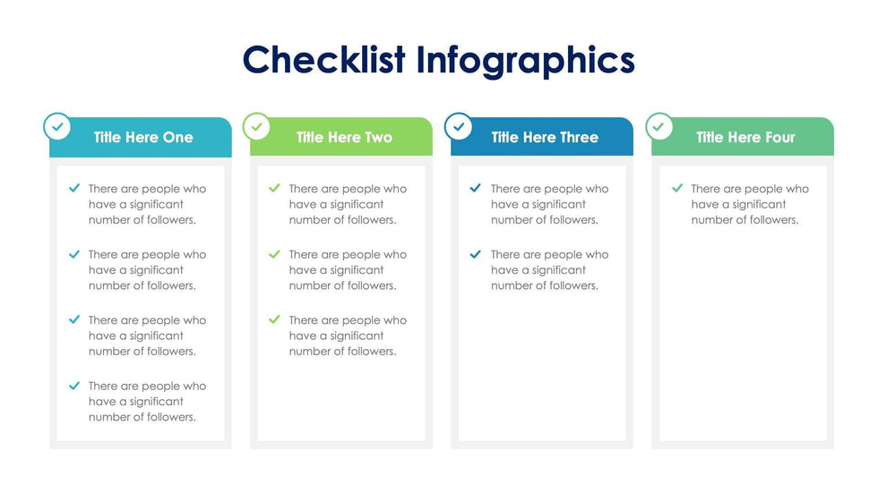 Checklist Slide Infographic Template S01102309 | Infografolio