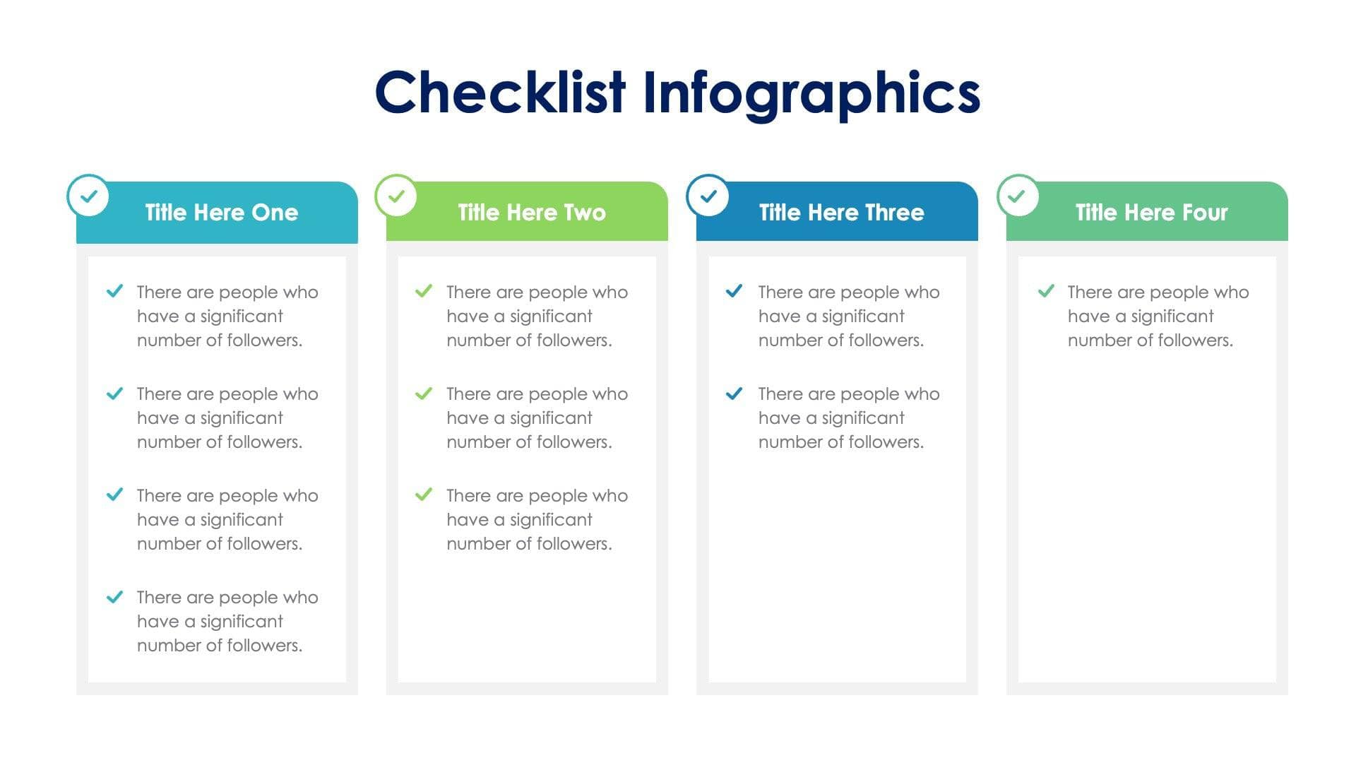 Checklist Slide Infographic Template S01102309 | Infografolio