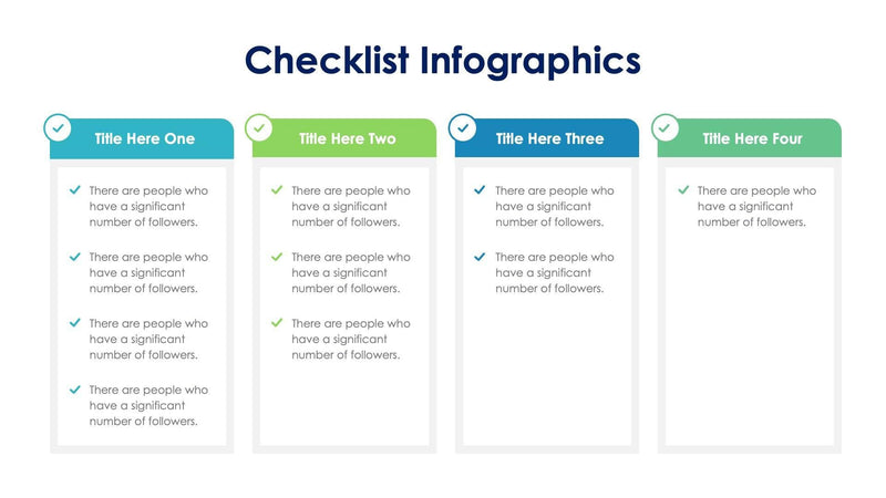 Checklist Slides Infografolio