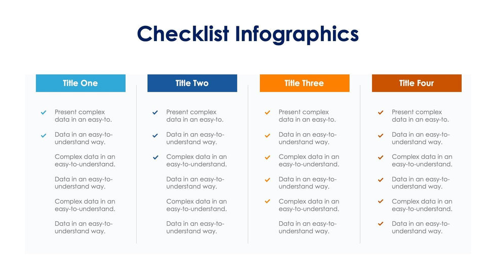 Checklist Slide Infographic Template S01102320 | Infografolio