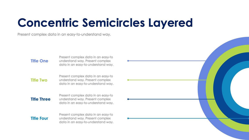 Concentric Semicircles Layered Slides | Infografolio