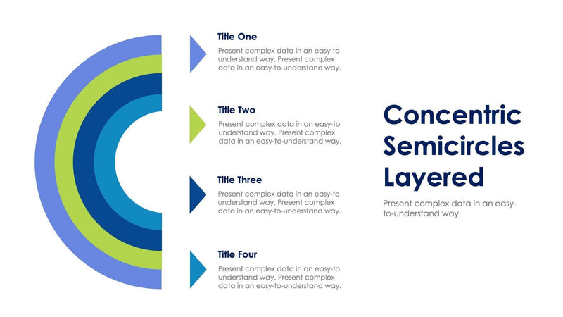Concentric Semicircles Layered Slides | Infografolio
