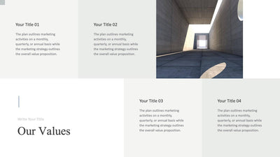 Customer Value Propositions-Slides Slides Our Values Opal Blue White Slide Template S04242302 powerpoint-template keynote-template google-slides-template infographic-template