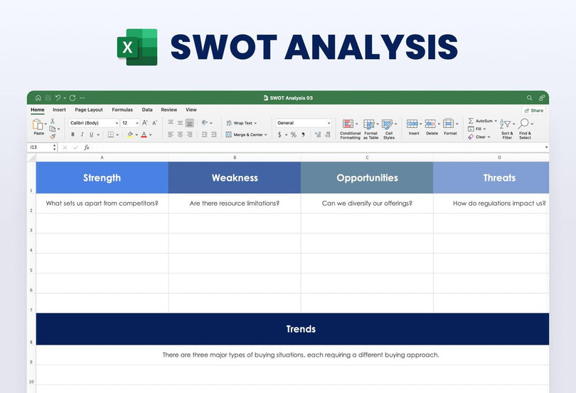 Excel-Templates Slides SWOT Analysis Excel Template S08092302 powerpoint-template keynote-template google-slides-template infographic-template