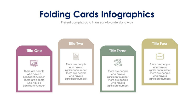 Folding Cards Slide Infographic Template S02202403 – Infografolio